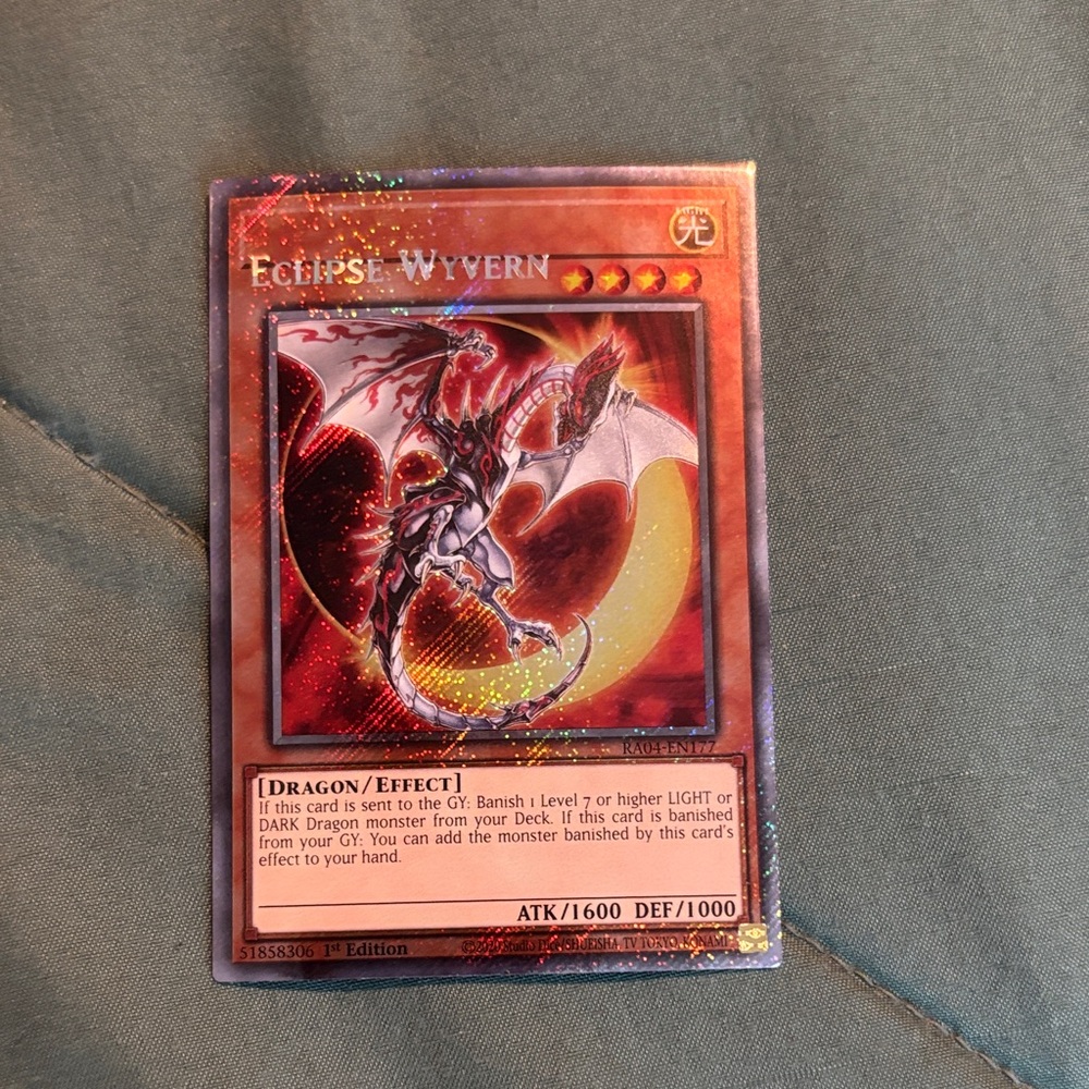 Eclipse Wyvern Holographic Trading Card